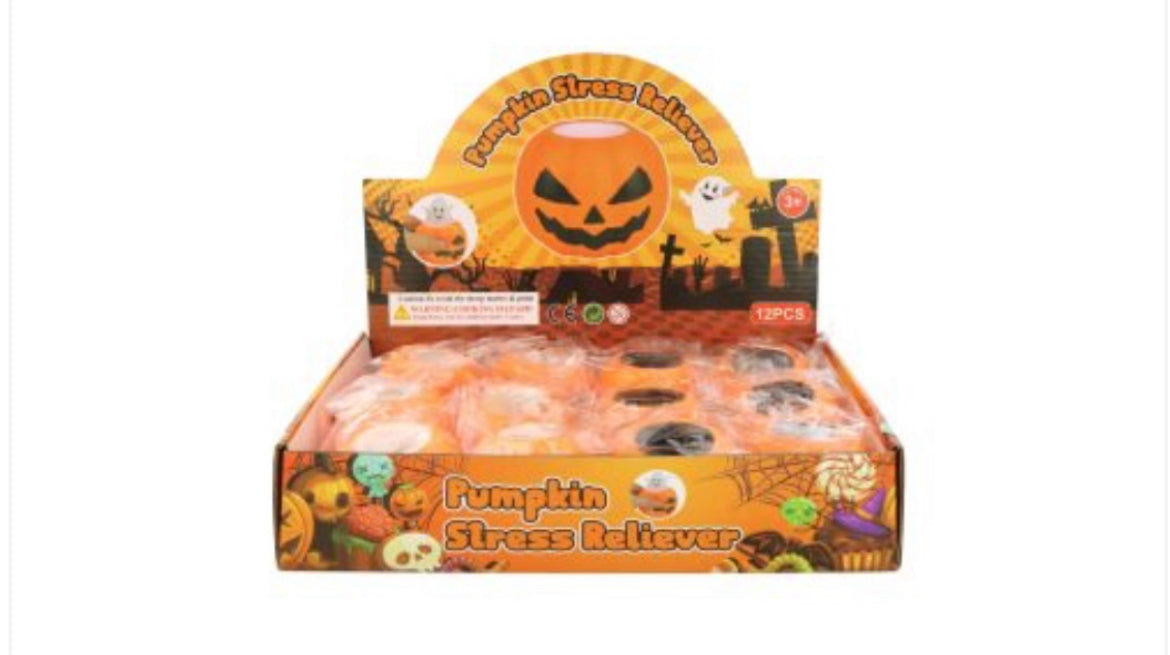 Pumpkin stress reliever pop up fidget toy