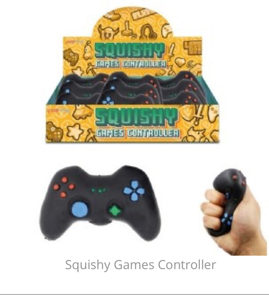 Squishy games controller black