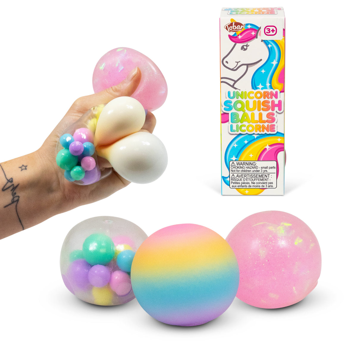 Scrunchems 3 pack unicorn squish balls