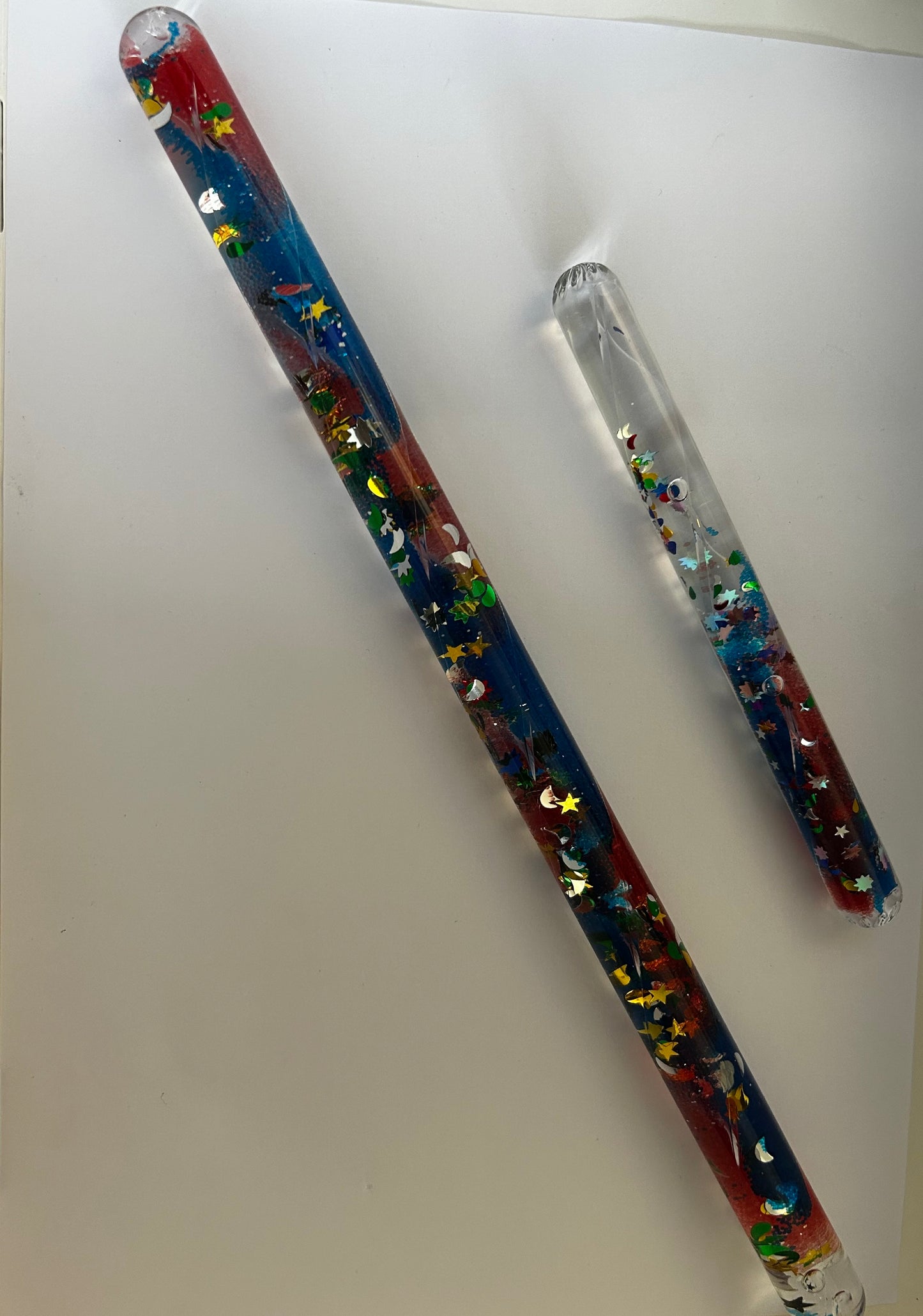 16cm sparkly glitter wand