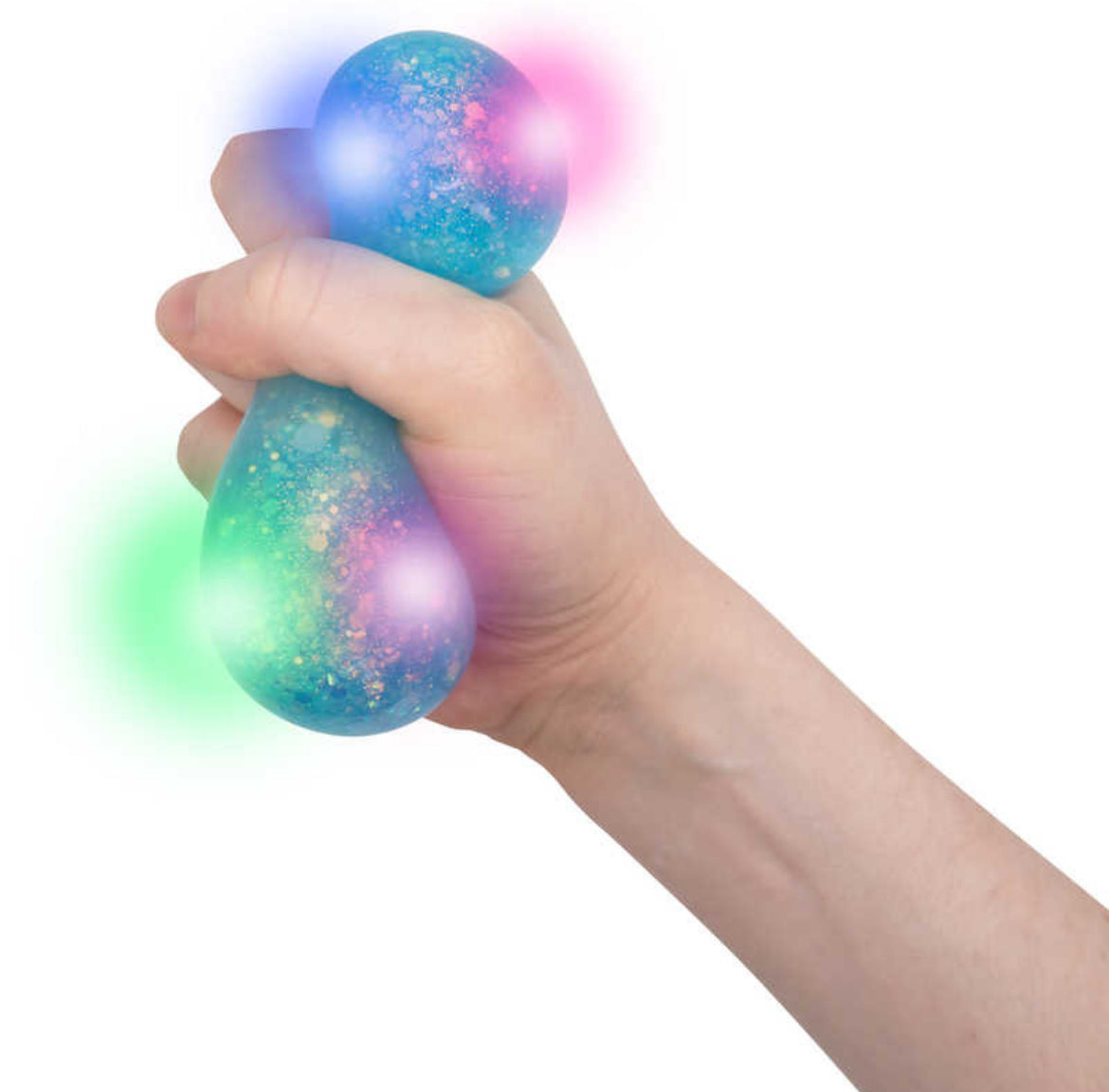 Scrunchems flashing galaxy ball