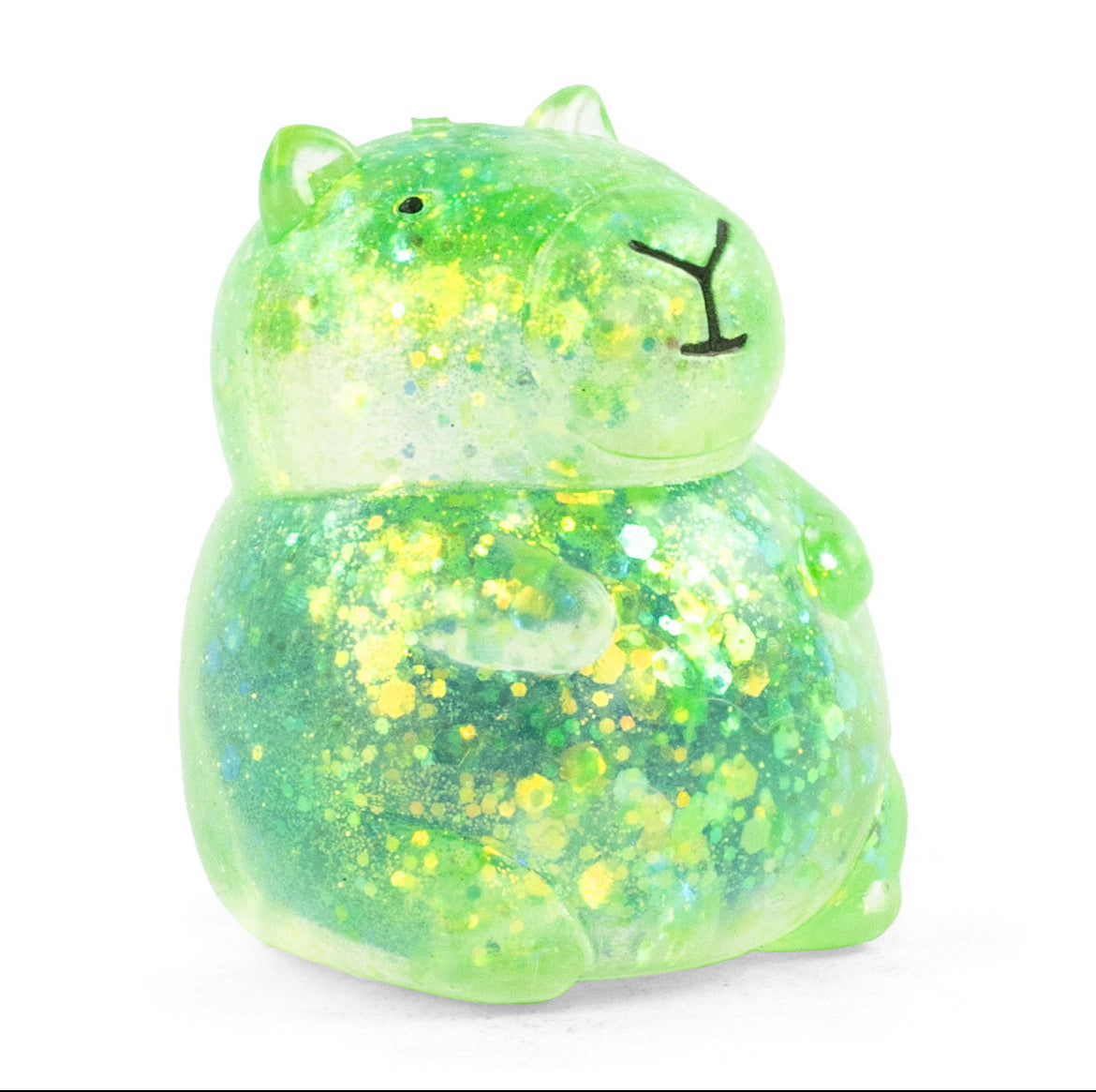 Sparkly capybara sugar stressball