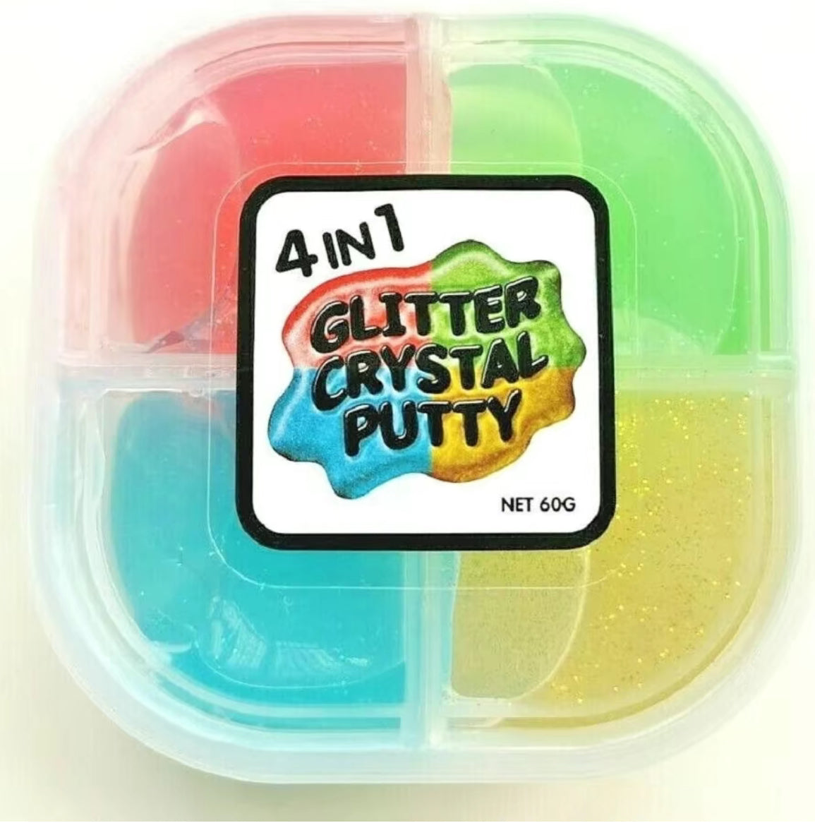 4 in 1 glitter putty 60g