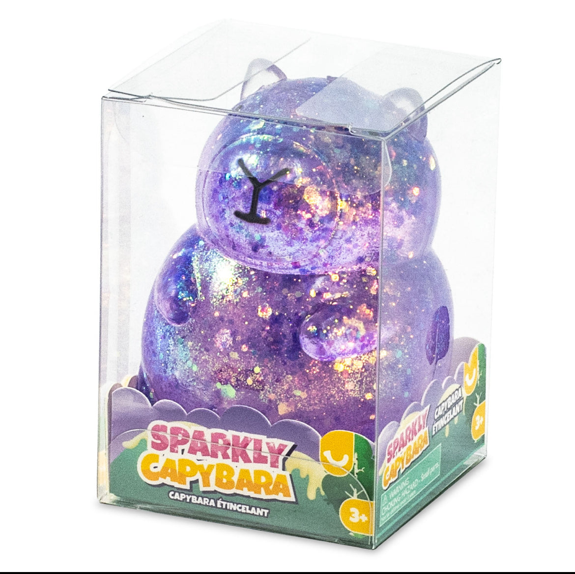 Sparkly capybara sugar stressball