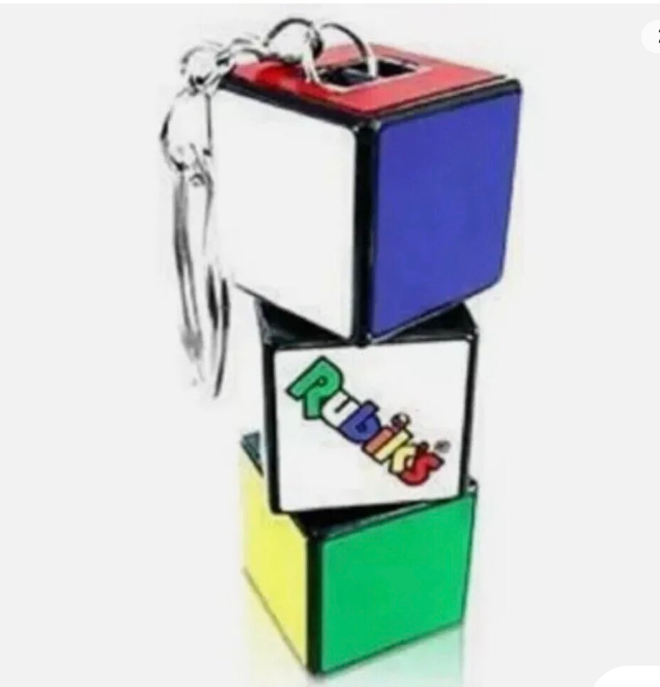 Rubiks keychain twist