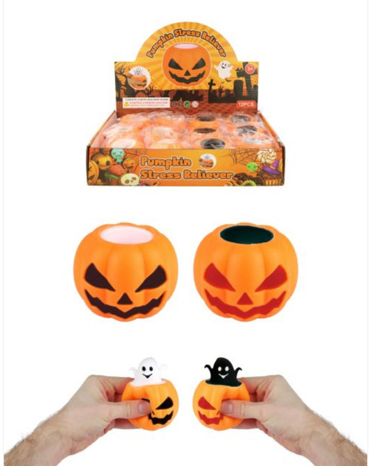 Pumpkin stress reliever pop up fidget toy