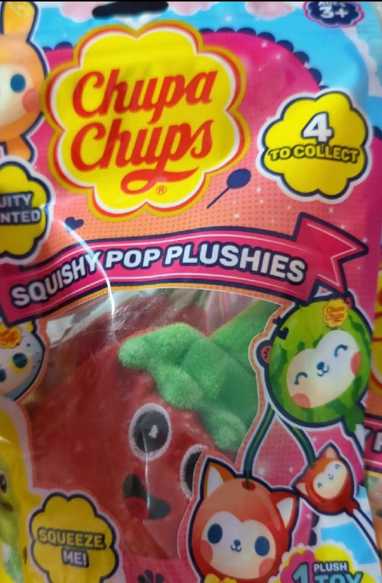 Chupa chups squishy pop plushie