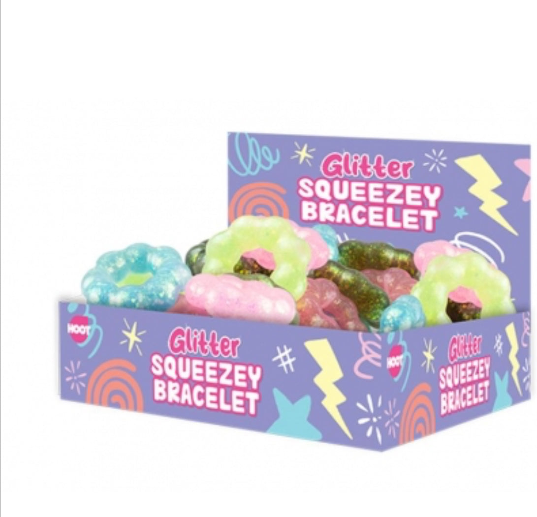 Glitter squeezy liquid bracelet