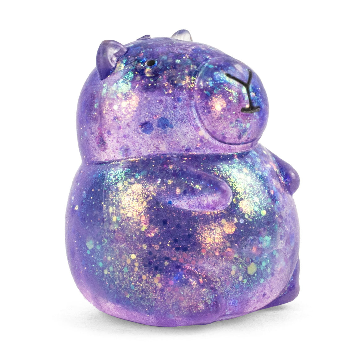 Sparkly capybara sugar stressball