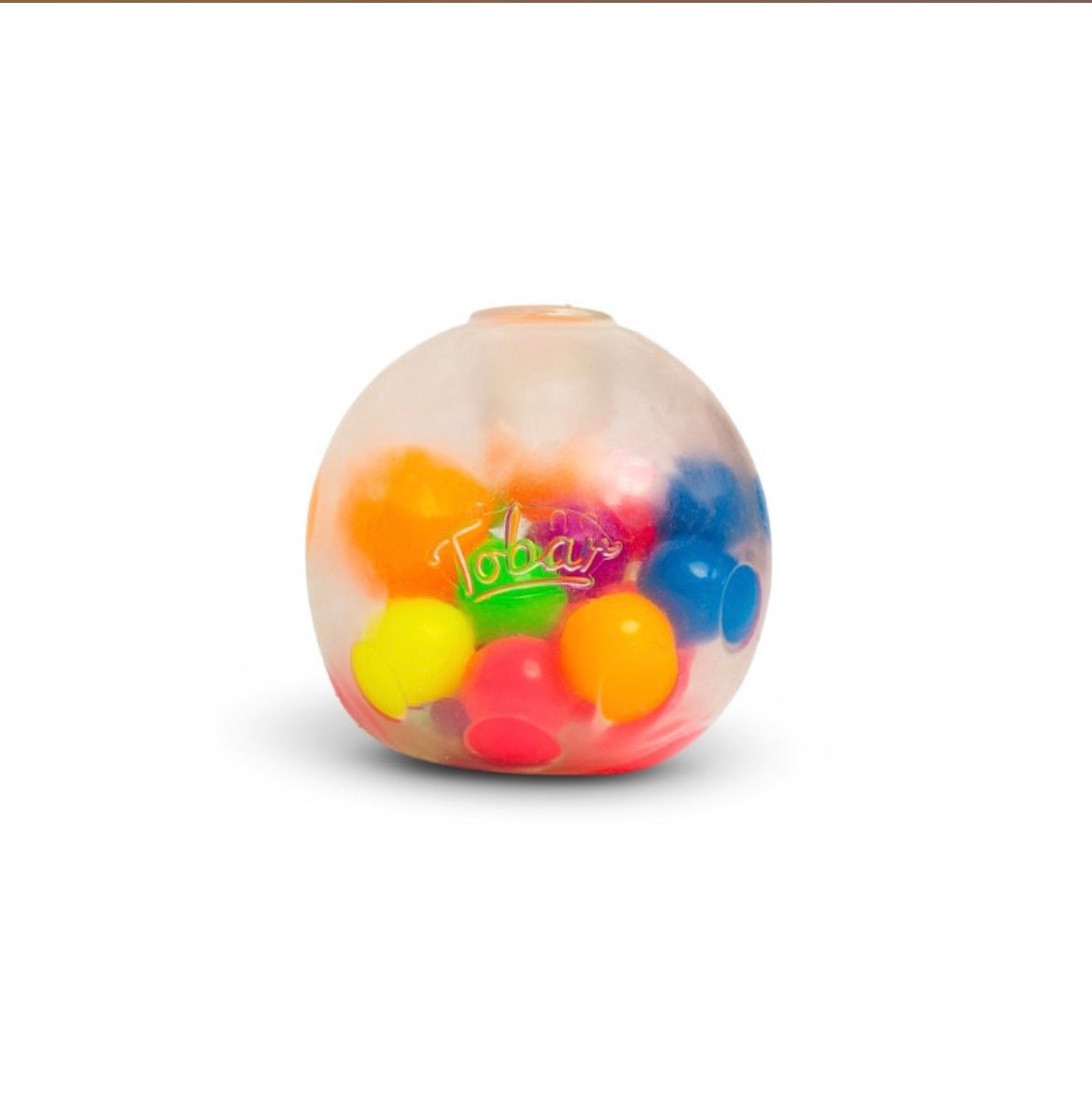 Scrunchems rainbow and dolphin squish ball