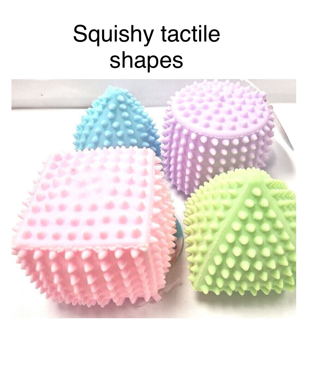 Tactile squishy shapes