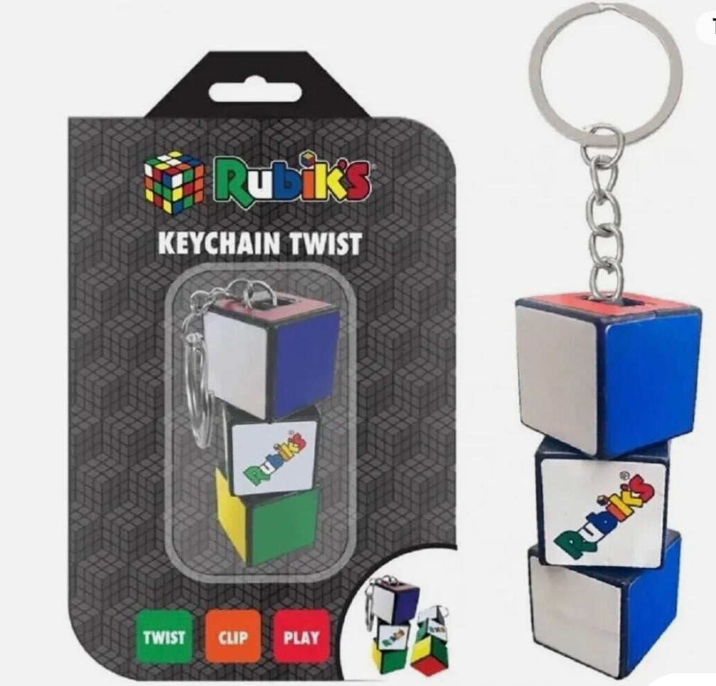 Rubiks keychain twist