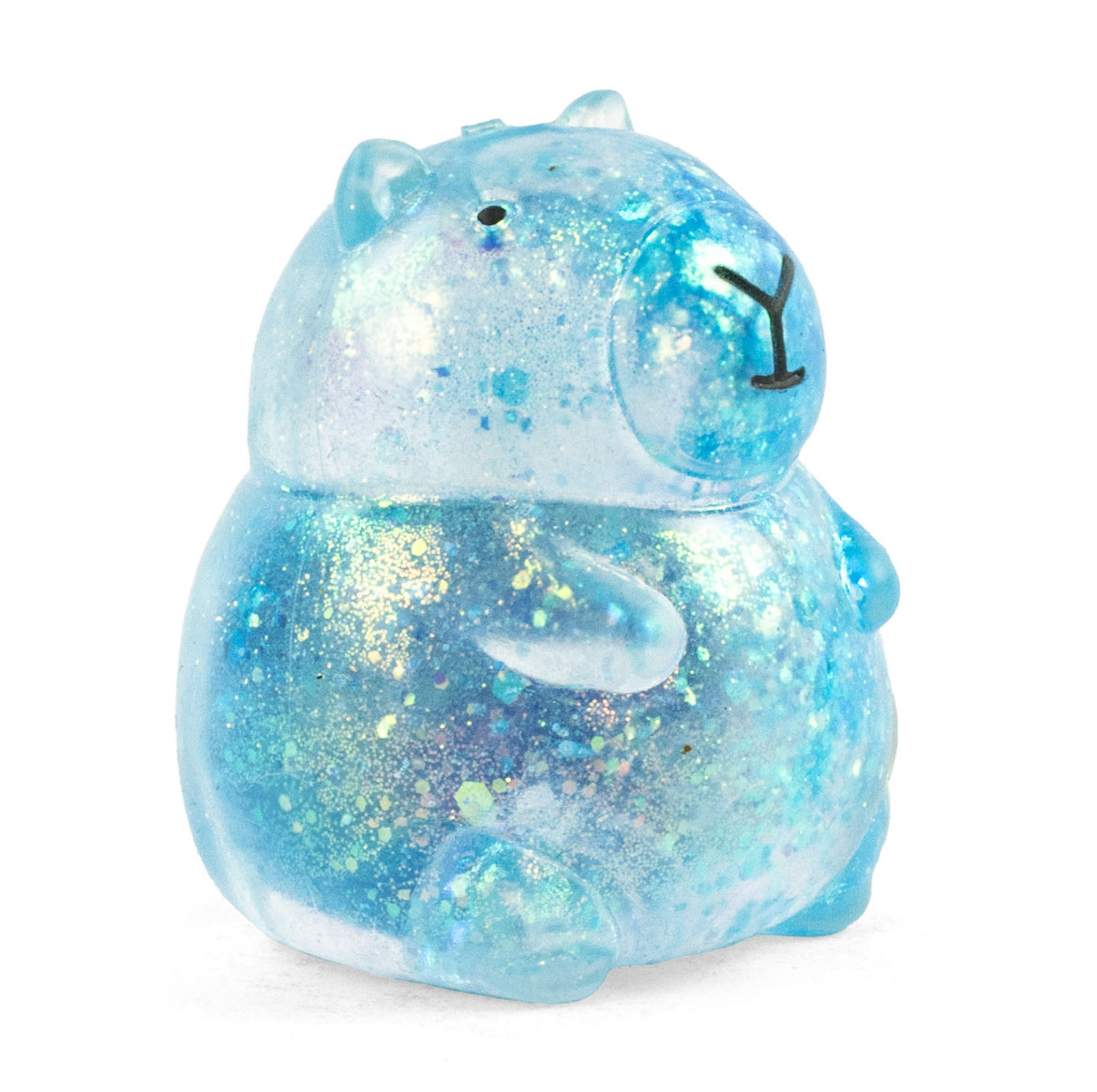 Sparkly capybara sugar stressball