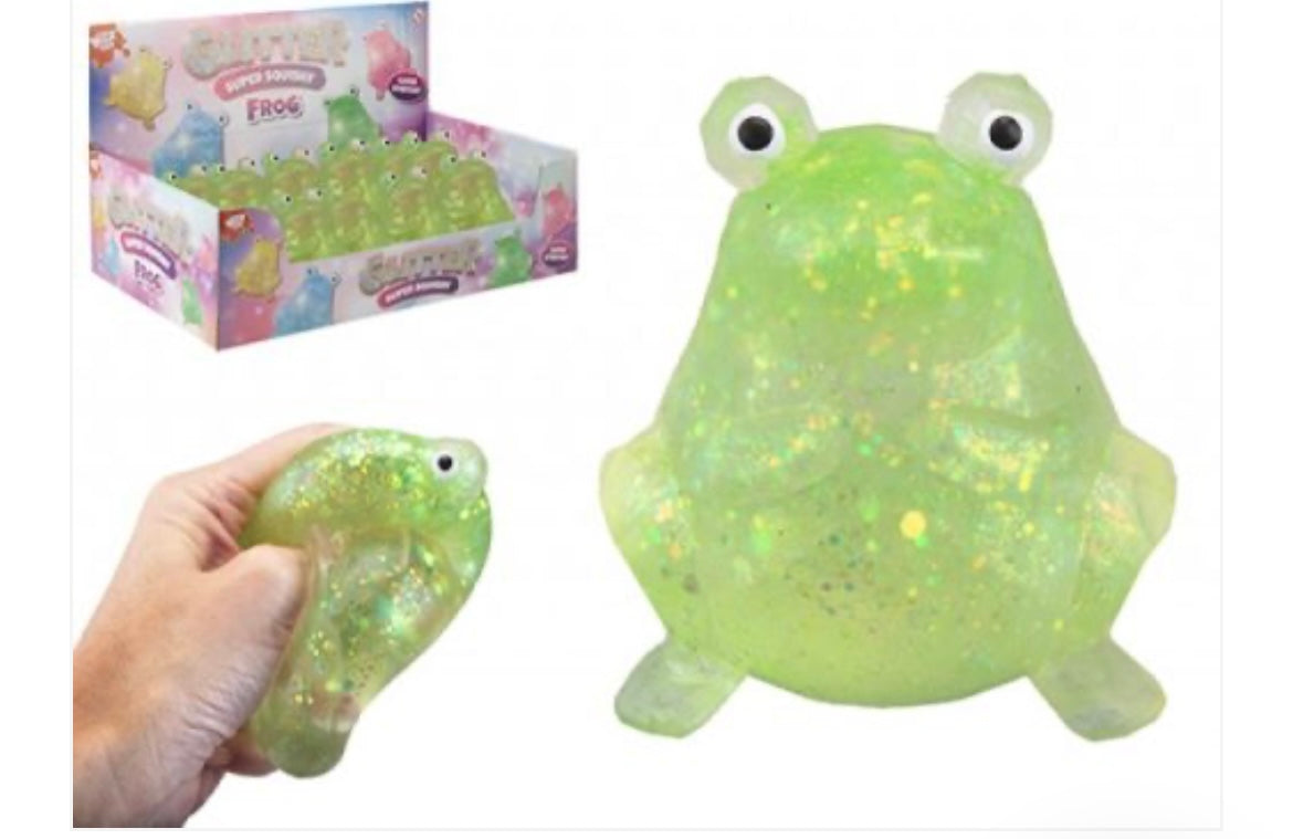 Glitter sugar frog