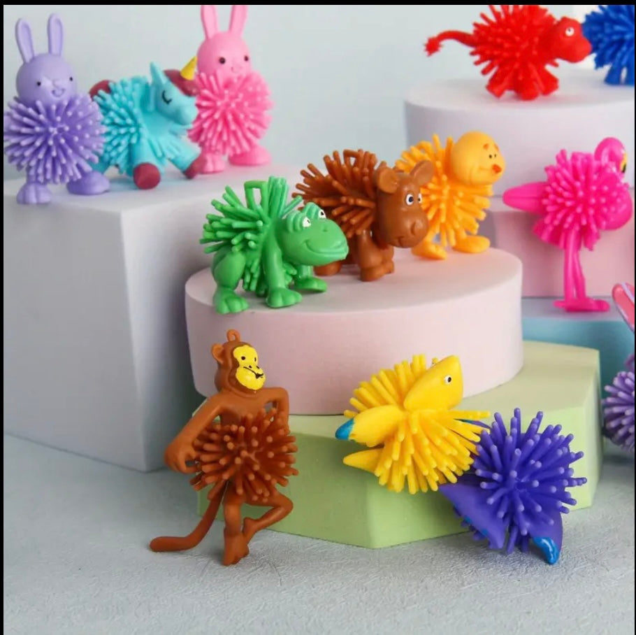 Tactile prickly animals pack of 2