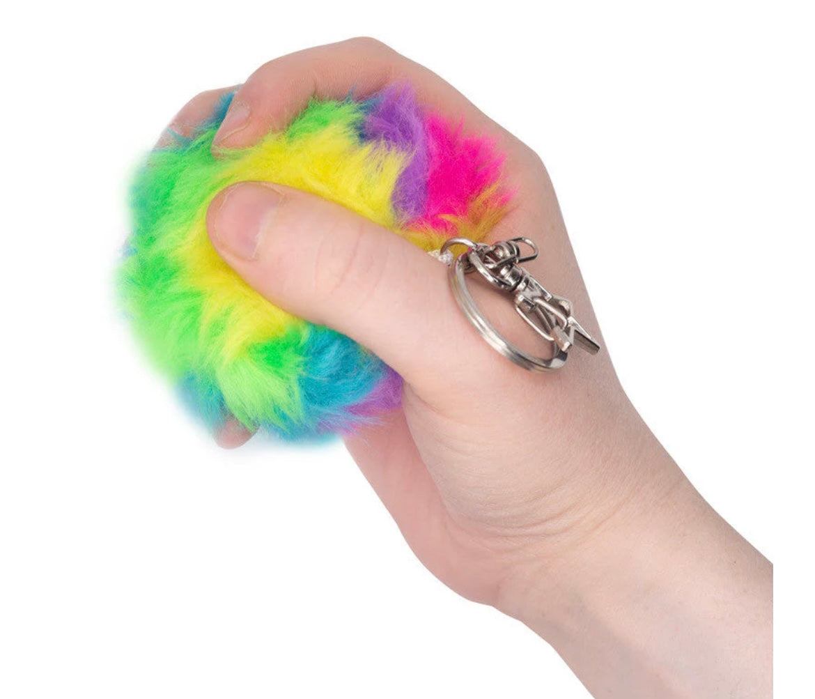 Scrunchems furry squishy keychain