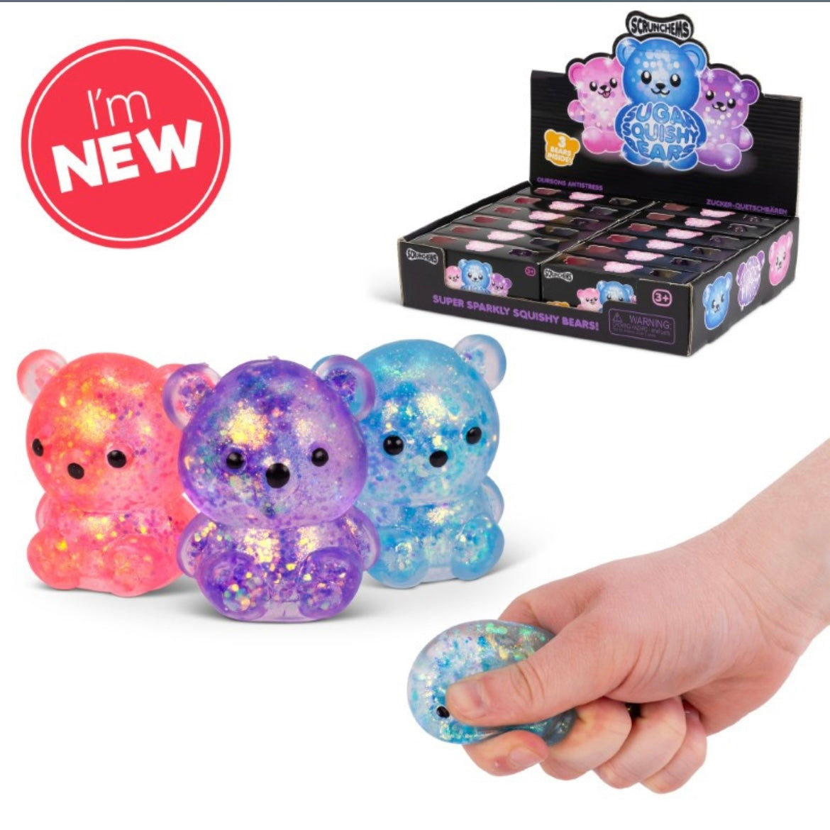 Scrunchems 3pack sugar bears