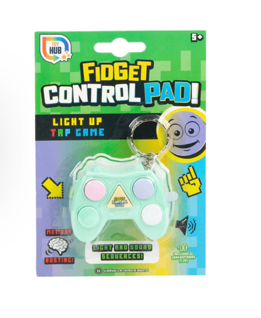 Fidget control pad light up game