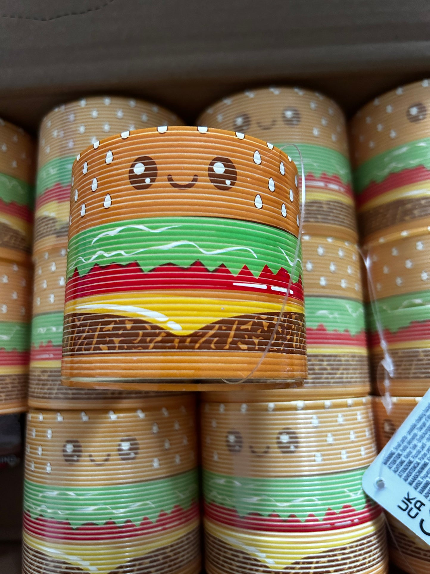 Burger design slinky