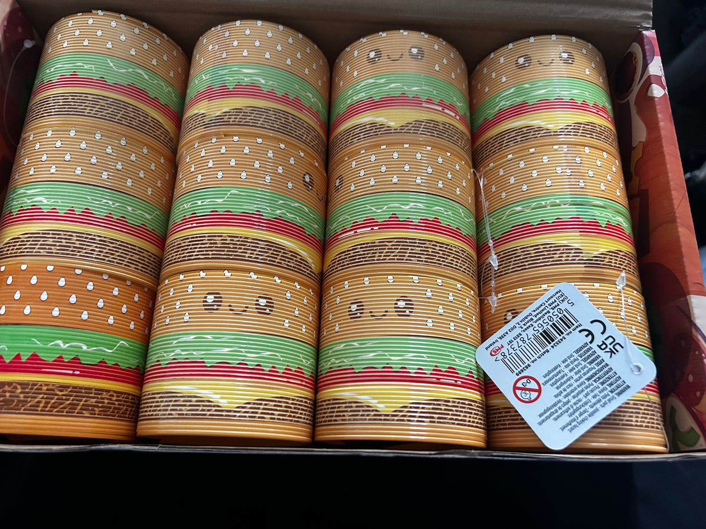 Burger design slinky