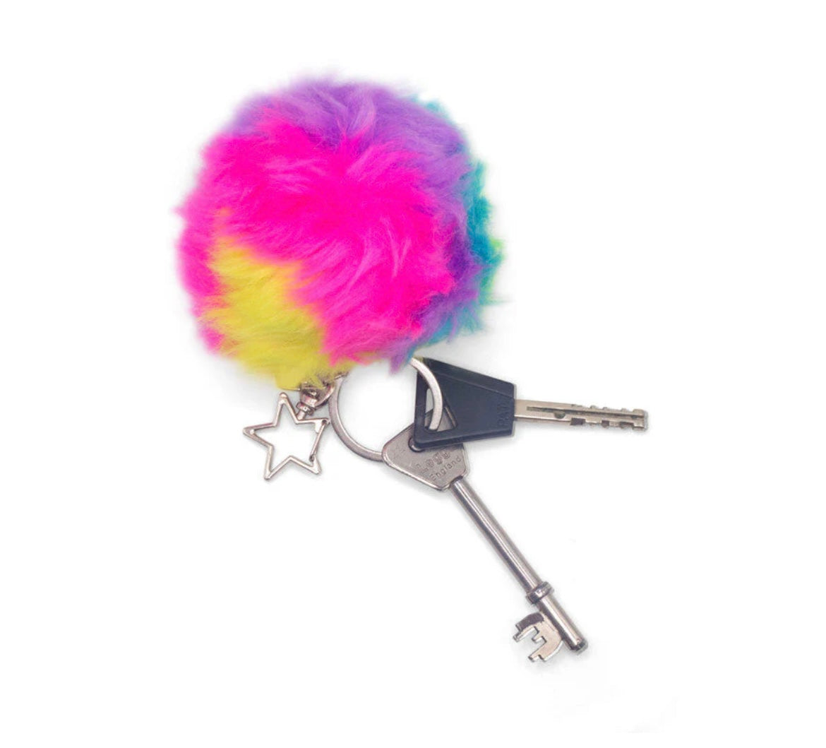 Scrunchems furry squishy keychain