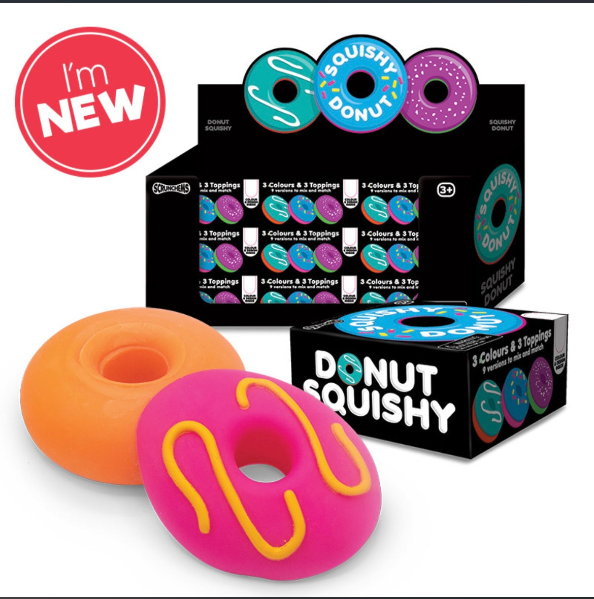 Scrunchems squishy donut