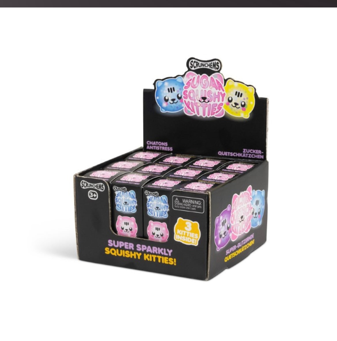 Scrunchems sugar squishy kitties 3pack