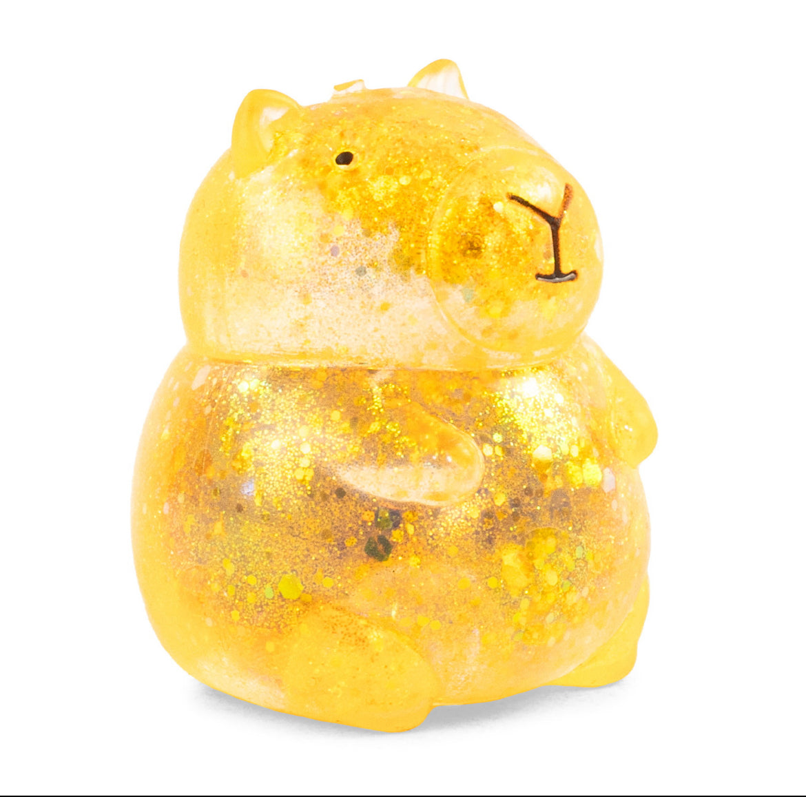 Sparkly capybara sugar stressball