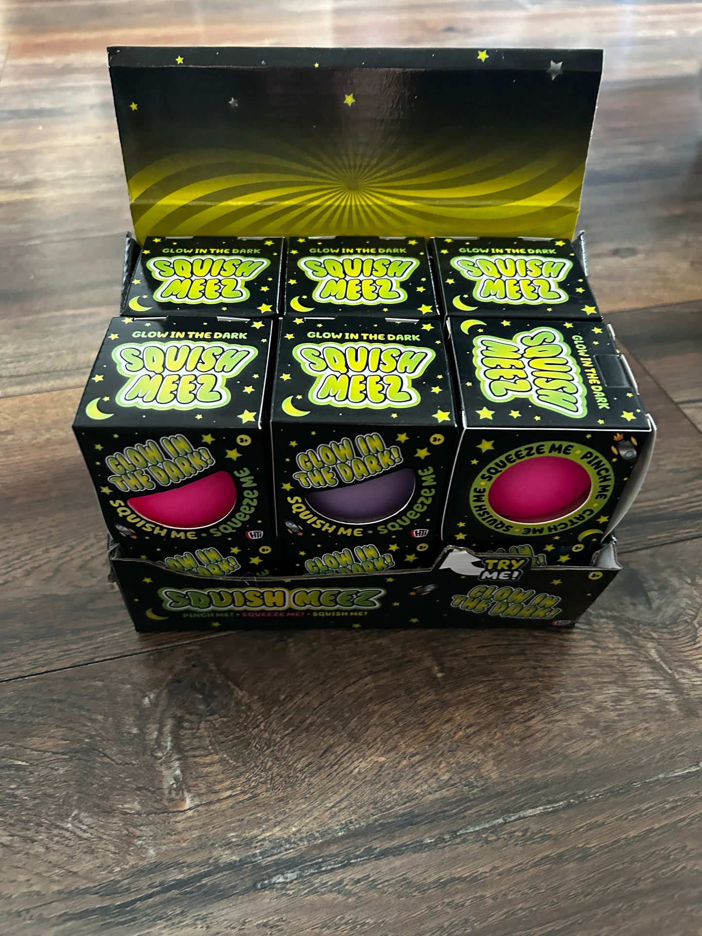 Glow in the dark stress balls