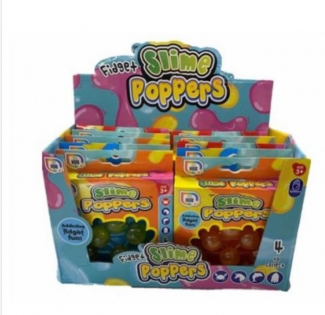 Fidget slime poppers