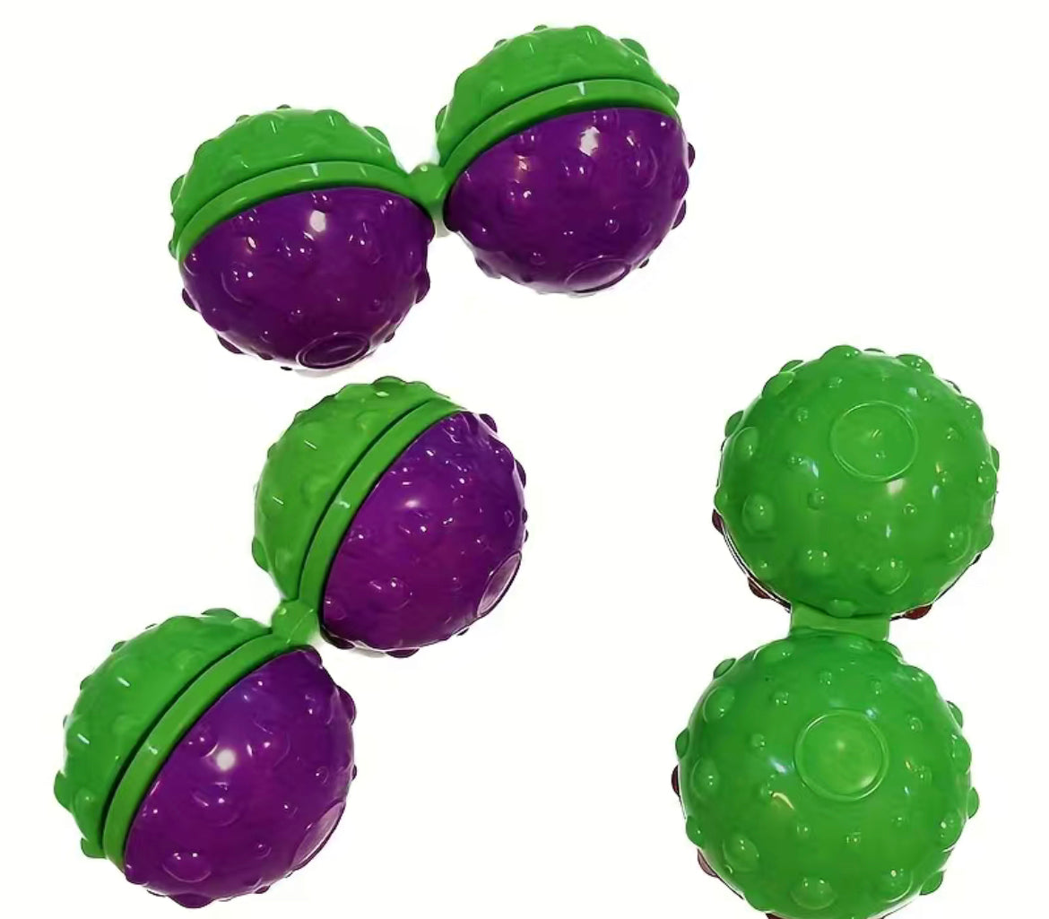 Rotating fidget balls