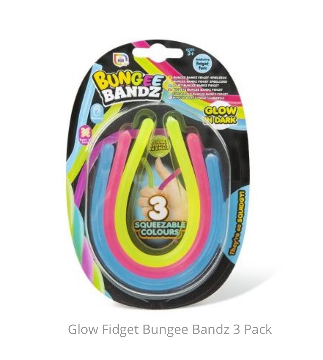 Glow in the dark bungee bandz